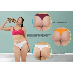 ORLIZEA Set Of 3 Cotton Blend Thongs image 4