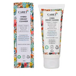 CARET ORGANIC Hybrid Creamy Cleanser, Raspberry & Papaya Face Wash & Vitamin C Cream image 4