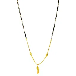 COLOUR OUR DREAMS Gold Plated Artificial Stones and Beads Mangalsutra-picture-16