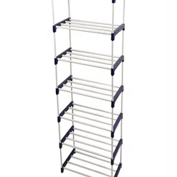 NOVATIC White & Blue Multi-Purpose Free Standing Book Shelf-image-15