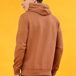 V-Mart Men Printed Hooded Sweatshirt image 2