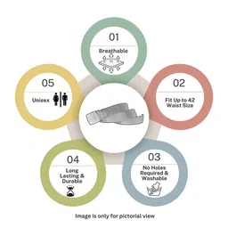 Niddleman Men Pack Of 2 Textured Belt image 3