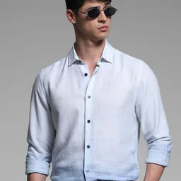 Jack & Jones Men Slim Fit Ombre Opaque Printed Casual Shirt-picture-25