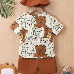 KEESOR Boys Printed T-shirt with Shorts image 3