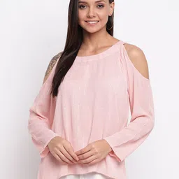 DressBerry Cold-Shoulder Top-image-2