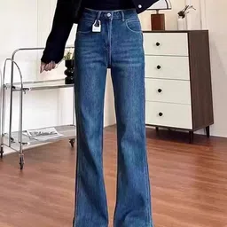 StyleCast Women Flared High-Rise Clean Look Jeans-picture-24