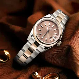 QORUM INDIA Evara Women Round Dial & Bracelet Style Straps Analogue Watch G123 Evara_16_N image 2