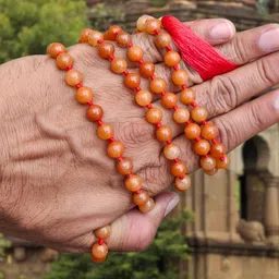Apnisanskriti Unisex Red Aventurine Stone Mala image 5