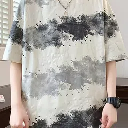 StyleCast x Revolte Men Oversized Abstract Round Neck T-shirt-picture-26