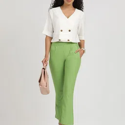 Coppersmith Women Classic High-Rise Trousers-picture-16