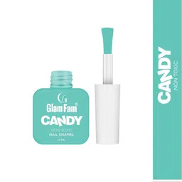 GlamFam Set Of 2 Candy Non Toxic Nail Enamel - 12 ml Each - Topcoat - 11 image 5