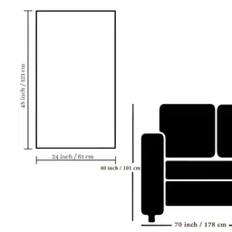 nestroots White & Black Abstract Canvas Painting Wall Art image 4