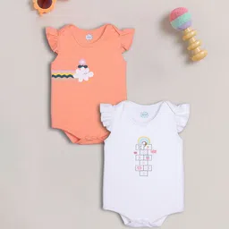 Nauti Nati Girls Cotton Printed Pack of 2 Bodysuits for Infant Girls-image-41