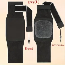 Eleg & Stilance Unisex Furry Thick Knee Pads Socks image 5