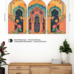 SAF Multicoloured MDF Other Wall Paintings image 2