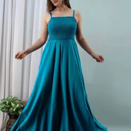 FrionKandy Women Fit & Flare Maxi Dress-picture-14