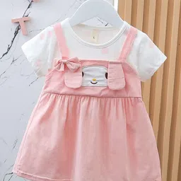 YK Girls Fit and Flare Cotton Dress-image-11