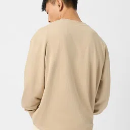 The Souled Store Men Graphic Printed Round Neck Cotton Oversized T-shirt image 3