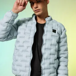 HRX by Hrithik Roshan Self Design Puffer Jacket image 2