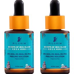 Pilgrim Set of 2 AHA, Salicylic Acid-BHA, PHA Face Exfoliator-Peeling Solution Serum-picture-14