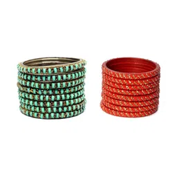 zsp Multi Glass Artificial Stones Bangle-picture-27