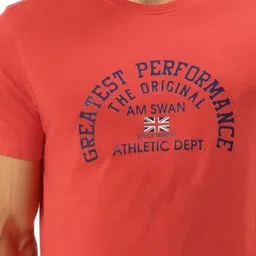 AMSWAN Men Printed Applique T-shirt image 4