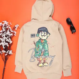 V-Mart Boys Printed Hooded Sweatshirt image 4
