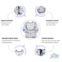 The Little Lookers Infant Bib with Pocket image 5