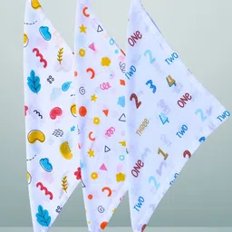 BAESD Kids Pack Of 3 Printed Baby Washcloths-picture-36