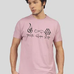 Greylongg Men Typography Printed Round Neck Cotton T-shirt-picture-30