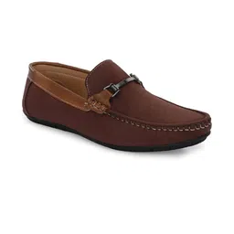 GWALK Men Brown Suede Casual Shoes image 2