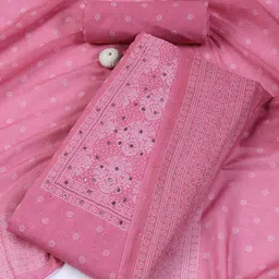 Meena Bazaar Floral Printed Unstitched Dress Material-picture-21