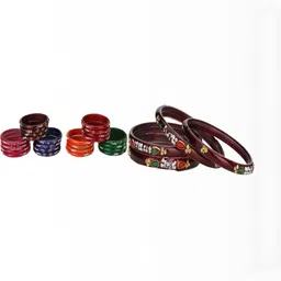 Somil Womens Pack of 28 Multicolour Bangles-picture-11