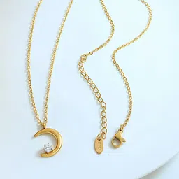 KARISHMA KREATIONS Gold-Plated Contemporary Pendants with Chains-picture-33