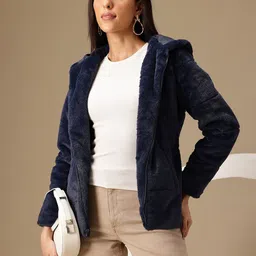 Chemistry Faux Fur Hooded Jacket-image-72