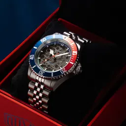 DUXOT Atlantica Men Skeleton Dial & Bracelet Style Strap Automatic Motion Watch DX-2067-AA image 3