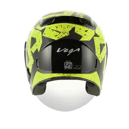 VEGA Unisex Lark Twist ISI Certified Lightweight Open Face Helmet image 2