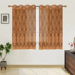 BIGGER FISH Multicoloured Set of 2 Sheer Window Curtain-image-82