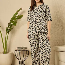 July Women Printed Night suit-picture-22