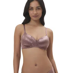 Triumph Women Sheen Jacquard Half Coverage Lightly Padded Bra-picture-43