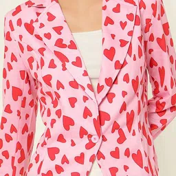 TANDUL Conversational Printed Slim Fit Single-Breasted Blazer image 5