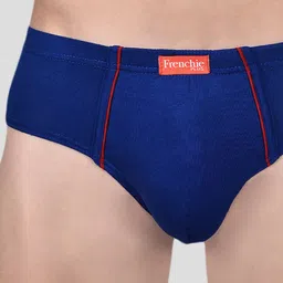 FRENCHIE Pack Of 3 Assorted Cotton Basic Briefs FR-MI-BF-PLUSC-10P-110-PO3 image 3