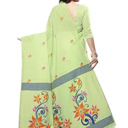 KALINI Floral Printed Saree With Tasseled image 5