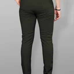 Moda Rapido Men Solid Tailored Trousers image 4