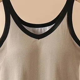 Miss Mosa By Akanksha Women Brown Bagatelle Tank Tops with Inbuilt Bra image 2