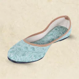 Anouk Women Embellished Party Mojaris with Embroidered Flats image 4