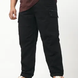 Bewakoof Plus Men's Baggy Oversized Plus Size Cargo Pants-image-65