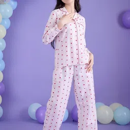 Cherry & Jerry Girls Printed Night suit-picture-35