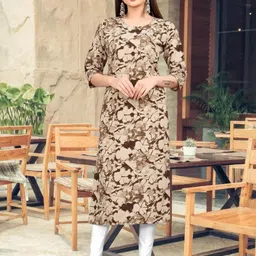 MANTRA DESIGNER Women Grey Crepe Kurtas-picture-48