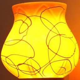 1ST TIME Orange & White Solid Glass Traditional Cylinder Wall Lamps Wall Lamps-picture-16
